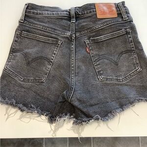 Levi's Charcoal Denim Women's Shorts
